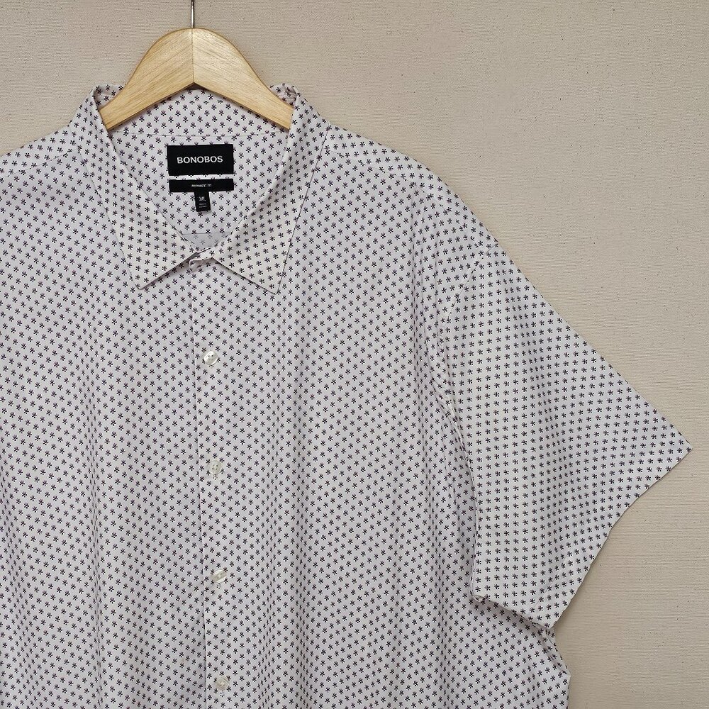 Bonobos Short Sleeve Prominent Fit Button Down 3XL